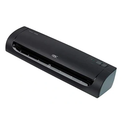 Abbildung von GBC Laminiergerät A3 Fusion 1000L, High Speed Laminieren, 4 min Aufwärmzeit, Heiß / Kaltlaminieren, für Visitenkarten Größe bis A4, Ideal Home Office oder kleine Büros, Schwarz, 4400745EU