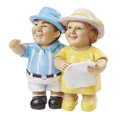 Abbildung von Hobbyfun Urlauberpaar ca. 7 x 6 cm