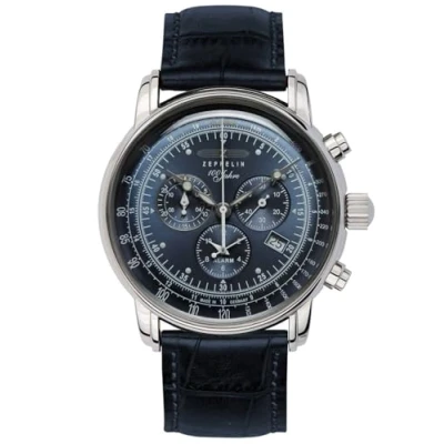 Abbildung von Zeppelin Chronograph, Herren, Größe: One Size, Blau
