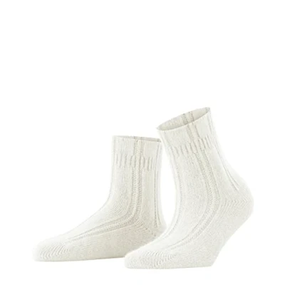 Abbildung von FALKE Damen Socken Bedsock W SO Angorawolle dick gemustert 1 Paar, Schwarz (Black 3009), 39 42