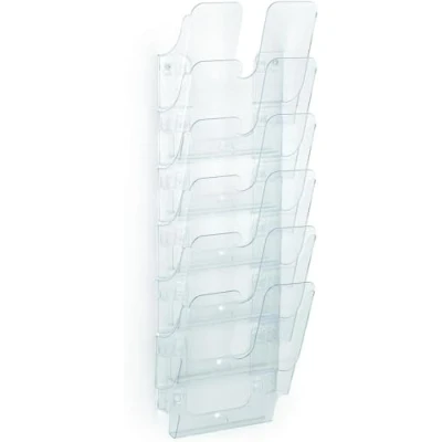 Abbildung von Durable Prospektspenderset (Flexiplus 6, A4 Hochformat) , transparent, 1700008401, 6er pack