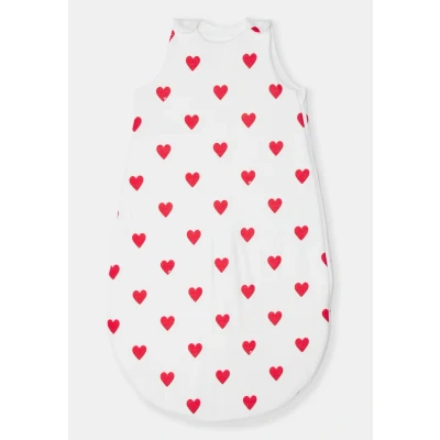 Abbildung von Petit Bateau BABY Gigoteuse Permanent Unisex Nachtwäsche Schlafsack für Kinder, Größe: 47 67, Marshmallow/terkuit