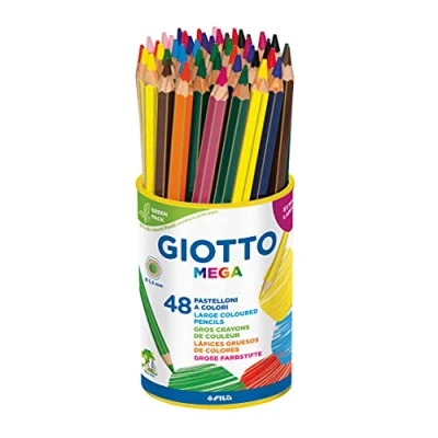 Abbildung von GIOTTO 518100 Farbstifte, Mehrfarbig, 48 Count (Pack of 1)