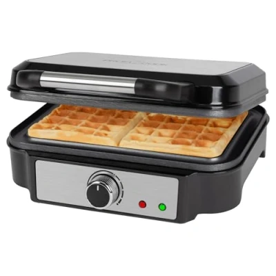 Abbildung von ProfiCook Waffeleisen PC WA 1240, für 2 rechteckige Waffeln pro Backvorgang