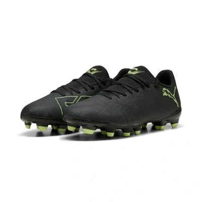 Abbildung von Puma Unisex Future 8 Play FG/AG Fußballschuh, Black Fizzy Light Green Terrain, 45.5 EU, 46.5 EU