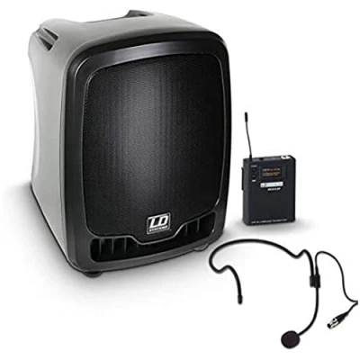 Abbildung von LD Systems Roadboy 65 HS B6 Mobiler PA Lautsprecher mit Headset Mikrofon und Taschensender