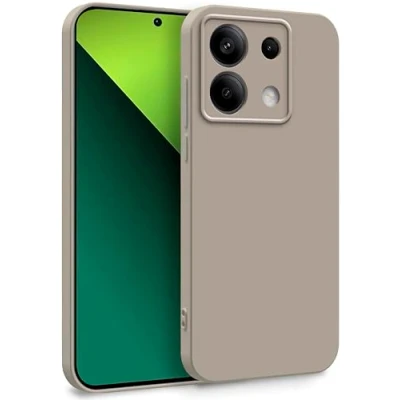Abbildung von MyGadget Hülle für Xiaomi Redmi Note 13 Pro 5G Poco X6 Zweilagige Handyhülle mit Kameraschutz Cover Innenfutter &amp; Silikon außen Grau