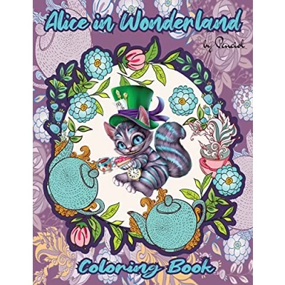 Abbildung von Alice in Wonderland Coloring Book