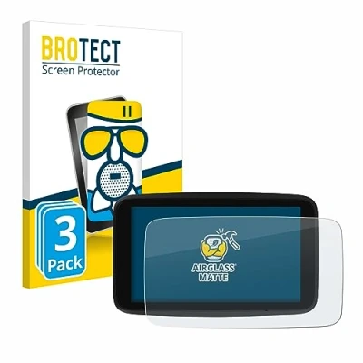 Abbildung von BROTECT Entspiegelungs Schutzglas für TomTom GO Discover 7&quot; (3 Stück) Schutz Folie Panzerfolie Glas Matt [Extrem Kratzfest 9H, Anti Reflex]