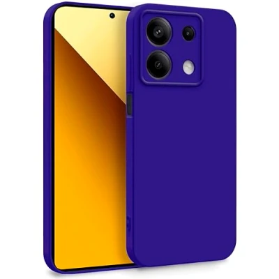Abbildung von MyGadget Hülle für Xiaomi Redmi Note 13 5G Zweilagige Handyhülle mit Kameraschutz Cover Innenfutter &amp; Silikon außen Dunkel Lila
