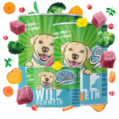 Abbildung von Sollis Nassfutter Wild 6x200g