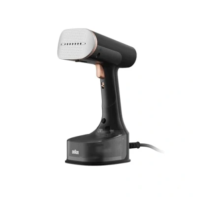Abbildung von braun Dampfbügelstation gs 7077 bk quickstyle 7 Dampfbürste schwarz/kupfer
