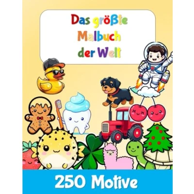 Abbildung von Das größte Malbuch der Welt magische Mega Malbuch!: Mit 250 Motiven