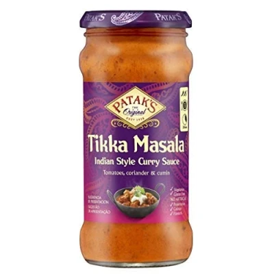 Abbildung von Pataks Currysauce Tikka Masala ( Indische Sauce ) Glutenfrei 350 g Topf