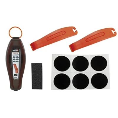 Abbildung von SuperB Unisex Erwachsene TB 1120 Reparaturset mit Reifenheber und Flickset, schwarz