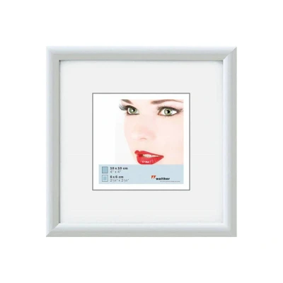 Abbildung von Walther Bilderrahmen Kunststoffrahmen KW440H Galeria 40x40cm weiß