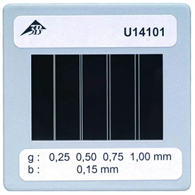 Abbildung von 3B Scientific U14101 Membran mit 4 Doppelschlitzen in unterschiedlichen Abständen