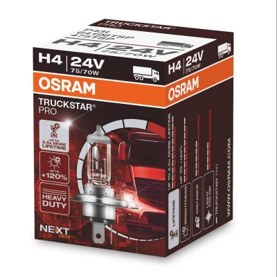Abbildung von OSRAM 64196TSP Glühlampe, Fernscheinwerfer H4 24V 75/70W 3200K Halogen MAN: L 2000, M 2000 M, TGX, IVECO: DAILY 2 Pritsche/Fahrgestell
