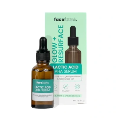 Abbildung von Face Facts Feuchtigkeitsspendendes Gesichtsserum, strahlende und ebenmäßige Haut, Milchsäure, 30 ml
