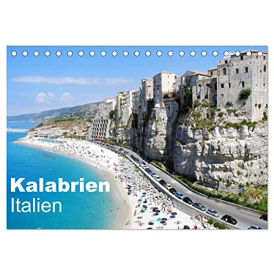 Abbildung von Kalabrien Italien (Tischkalender 2025 DIN A5 quer), CALVENDO Monatskalender