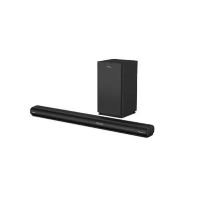 Abbildung von GRUNDIG DSB 3000 Dolby Atmos Soundbar mit Subwoofer, 3.1.2 Kanal Atmos, 580 Watt max. Musikleistung, Bluetooth V5.3, HDMI (eARC), Optischer Eingang, Aux In, USB, Schwarz