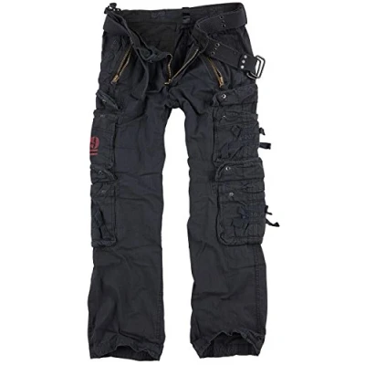 Abbildung von Surplus Raw Vintage Cargohose ROYLA TRAVELER Trouser Cargo Hose royalblack