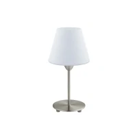 Abbildung von Eglo 95785 Tischleuchte Damasco 1 mit Schalter Glas opal matt weiß 1X40W H:30 Ø 14,5cm