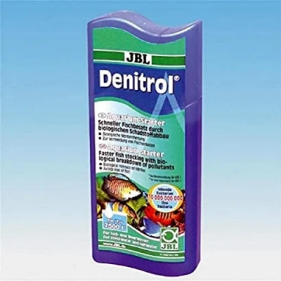 Abbildung von JBL Denitrol 2306200 Aquarium Starter, Bakterienstarter, Für Süß und Meerwasser Aquarien, Neueinrichtung, Wasserwechsel, 250 ml