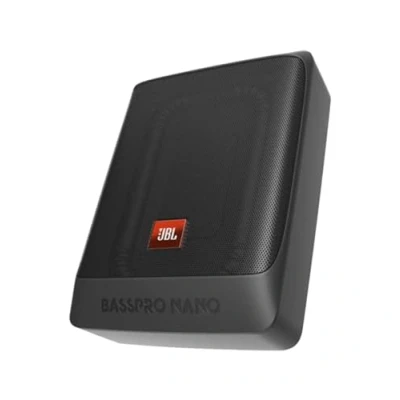 Abbildung von JBL BassPro Nano Aktiv Untersitz kompakt 200 Watt mit Verstärker Auto Subwoofer