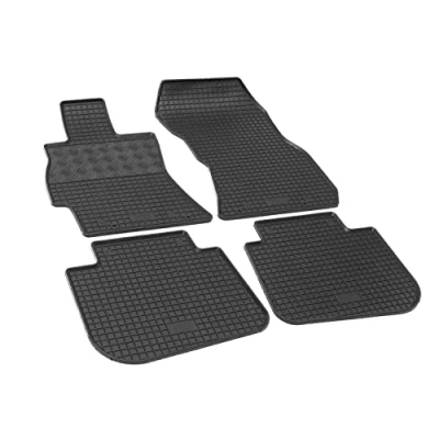 Abbildung von Fußmatten kompatibel mit Subaru Forester 2013 Gummi Auto 100% passgenaue Gummimatten Automatten Antirutsch Schwarz