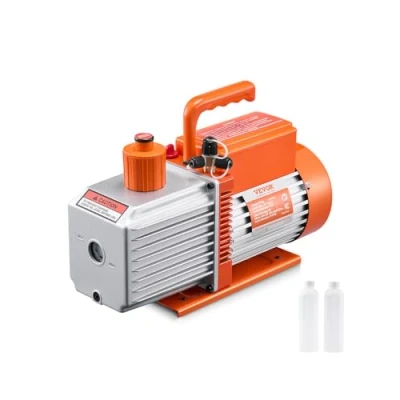 Abbildung von VEVOR Vakuumpumpe 9 CFM HVAC 2 stufige Drehschieber Vacuum Pump