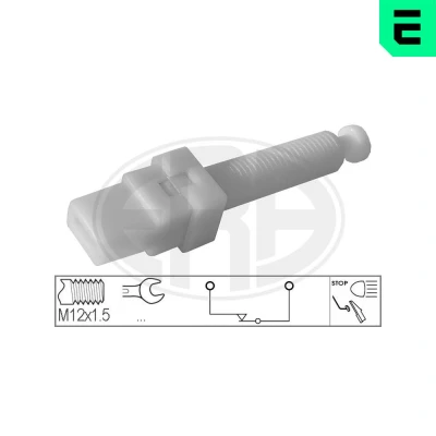 Abbildung von ERA 330038 Bremslichtschalter mechanisch M12 x 1,5 2 polig AUDI: 100 C3 Limousine