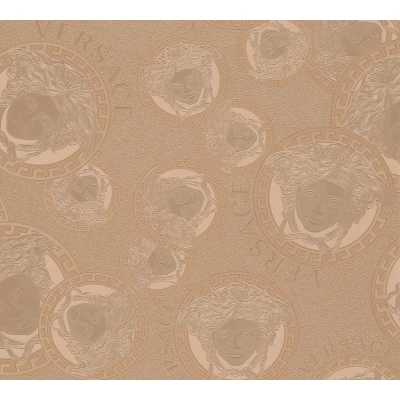 Abbildung von Versace Vliestapete &quot;Wallpaper 5 Medusakopf Metallic&quot;, hochglänzend, Designertapete