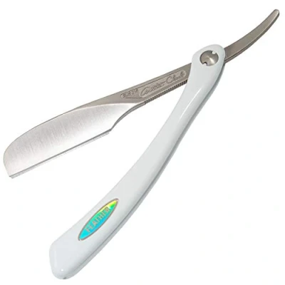 Abbildung von Feather Artist Club DX Series Stainless Steel Arm Faltbarer Rasierer mit Perlengriff