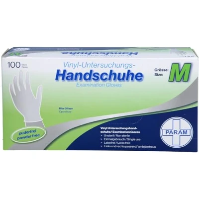 Abbildung von Handschuhe Einmal Vinyl puderfrei M 100 St