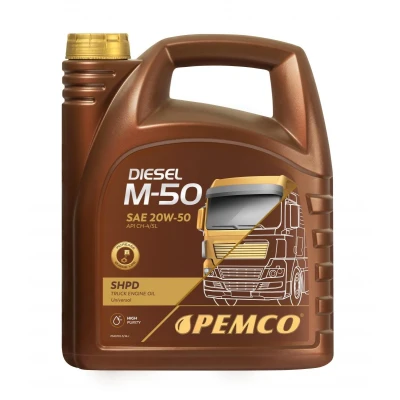 Abbildung von Pemco Truck SHPD DIESEL M 50 20W 5l Motoröl PM0702 5 MERCEDES BENZ: W123 T modell, B Klasse, Sprinter 2 Bus, SMART: Forfour I, City Coupe