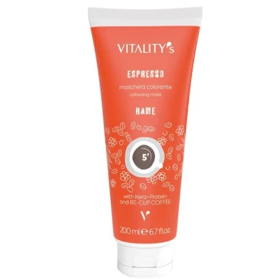 Abbildung von Vitalitys Espresso copper 200ml (rame kupfer) direktziehender Tönungs und Pflegebalsam