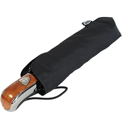 Abbildung von iX brella Taschenregenschirm First Class stabiler Regenschirm mit Automatik, reflektierend