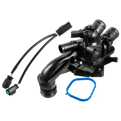 Abbildung von SWAG 33 10 0153 Kühlwasserthermostat 105 mit Dichtung Kabel, Temperaturschalter Gehäuse PEUGEOT: 207 Schrägheck, CC, 308 I SW