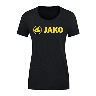 Abbildung von JAKO Damen T Shirt Promo, Schwarz Meliert/Citro, 40