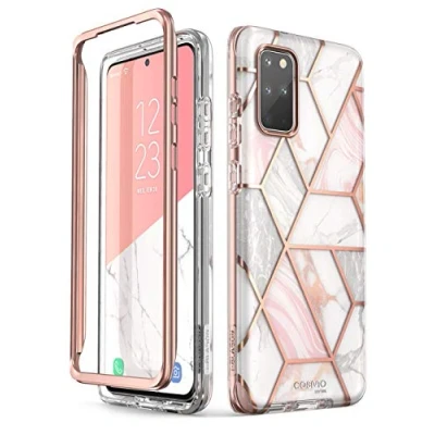 Abbildung von i Blason Handyhülle für Samsung Galaxy S20+ Plus Hülle Glitzer Case Bumper Schutzhülle Glänzend Cover [Cosmo] 6.7 Zoll OHNE Displayschutz 2020 Ausgabe (Marmor), GALAXYS11COSMO