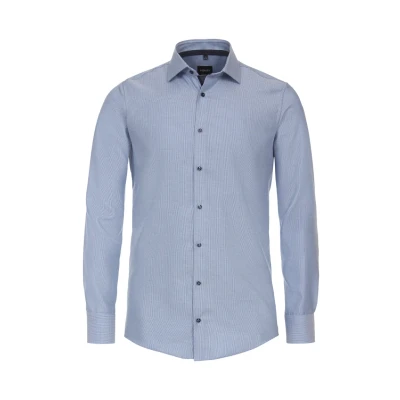 Abbildung von Venti Business UNI Modern FIT Hemd, Herren, Größe: 44, Graues mittelblau