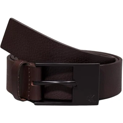 Abbildung von Calvin Klein Herren Gürtel Classic Commercial Belt aus Leder, Braun (Bitter Brown), 100 cm