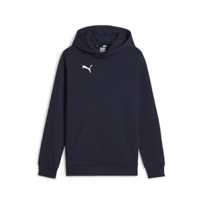 Abbildung von puma Teamgoal Kapuzenpullover für Kinder, Größe: 164, navy white