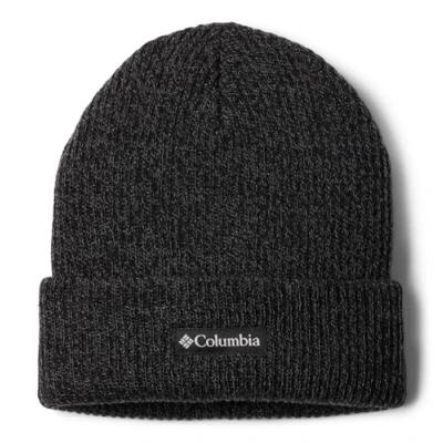 Abbildung von Columbia Unisex Whirlibird Mütze mit Bündchen, Schwarz/Graphit Marled/Logo, O/S