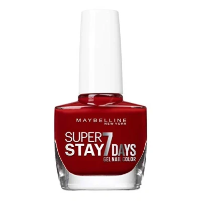 Abbildung von Gemey Maybelline “Tenue &amp; Strong pro“ Nagellack, Farbe 06: Dunkelrot