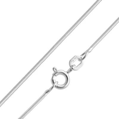 Abbildung von trendor 15685 Feine Schlangenkette 925 Silber Kette Damen 1,1 mm Halskette