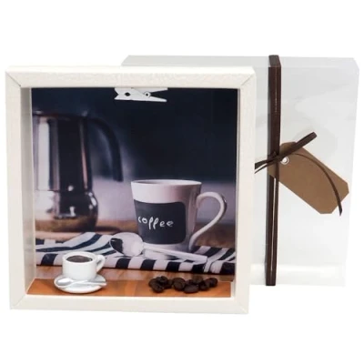 Abbildung von ZauberDeko Geschenkbox Geldgeschenk Verpackung Kaffee Frühstück Brunch Einladung Geburtstag