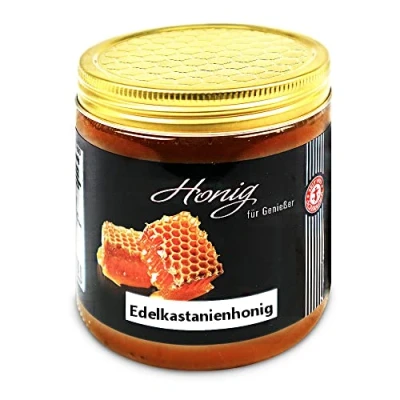 Abbildung von Schrader Edelkastanienhonig kräftiger Honig Herkunft: Italien keine Zugabe von Nicht EU 500g