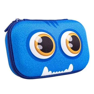 Abbildung von ZIPIT Beast Federmäppchen für Jungen Großes Mäppchen die Schule Etui Kinder mit Organizer Federmappe Blau